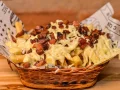Poro Batata com Parmeso e Bacon